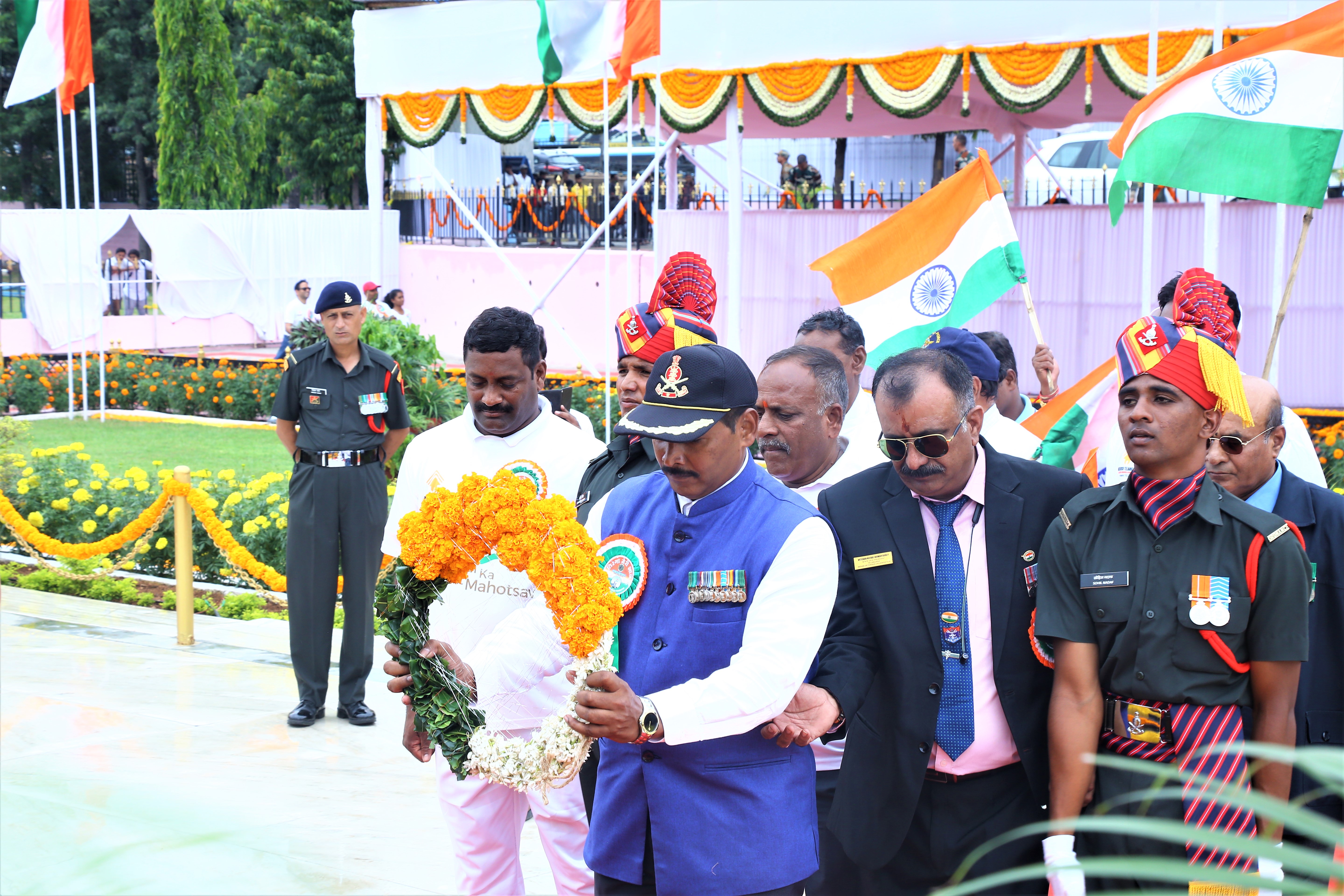 Participants at the Republic Day celebration
